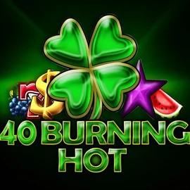 40 Burning Hot slot visual from Amusnet Interactive available on bonuskong.dk