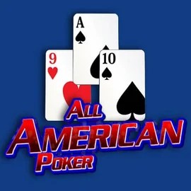 All American Poker slot logo by RTG (Reel Time Gaming) at Bonuskong Casino