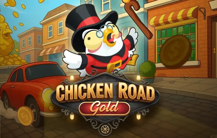 Chicken Road Gold casino game by InOut – featured logo at Bonuskong Casino