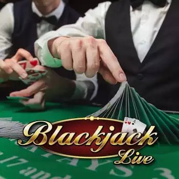 Live Blackjack game by Evolution – logo hosted on Bonuskong Casino
