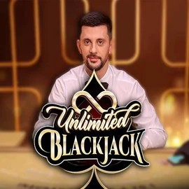 Unlimited Blackjack slot visual from Ezugi available on bonuskong.dk